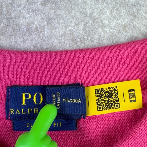 Polo Ralph Lauren Women Pink Classic Fit Short Sleeve Polo Shirt XL - Picture 4 of 6